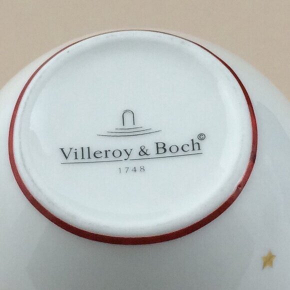 Villeroy Boch Mr Mrs Claus Toys Delight Santa Mug Cup Discontinued Christmas - Picture 12 of 14